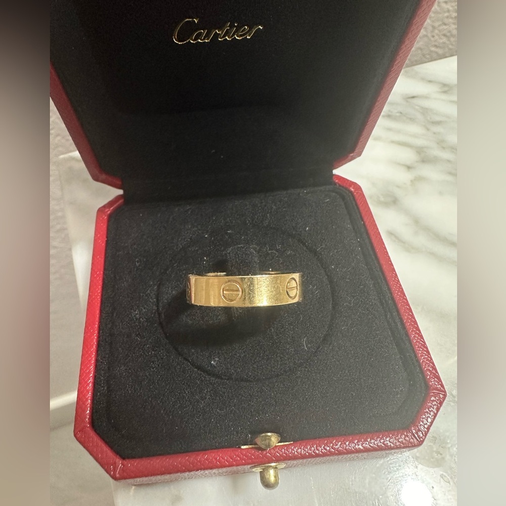 Cartier yellow gold LOVE band, size 65MM (US 11)
